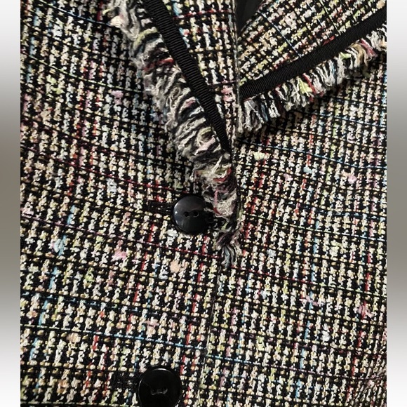 Gorgeous Tahari Arthur Levine Tweed Skirt Suit Blazer Lined Size 18 - Picture 2 of 5